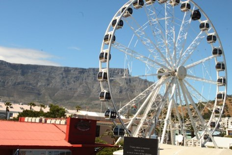 Table Mountain as seen from the V&A Waterfront, Cape Town
