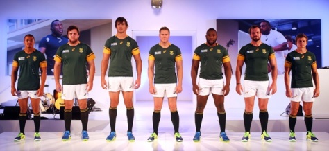 Springboks launch their new Asics World Cup jersey